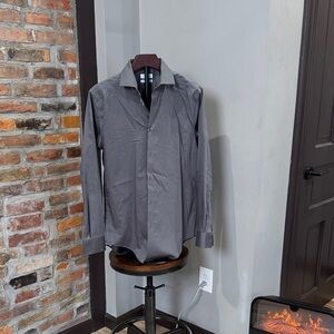 Calvin Klein Gray Lightweight Shirt Jacket
